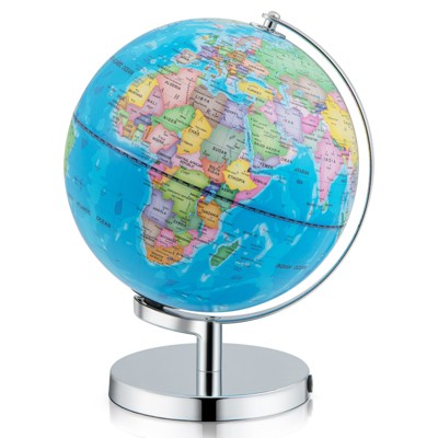 Costway 9'' World Globe 3-in-1 Desktop Spinning Earth w/ Illuminated Constellation Maps