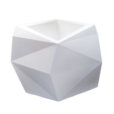 Crescent Garden 26" Wide Origami Plastic Novelty Planters