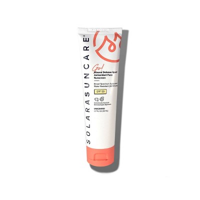 Solara Suncare Go! Mineral Defense Sport Antioxidant Face Sunscreen Lotion - SPF 50 - 1.7 fl oz