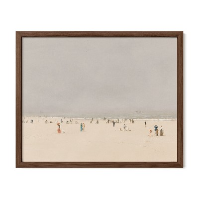 Framed Vintage Beach Print – Vintage Artwork & Wall Art for Living Room
