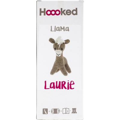 Hoooked Amigurumi DIY Kit W/Eco Barbante Yarn-Llama Laurie