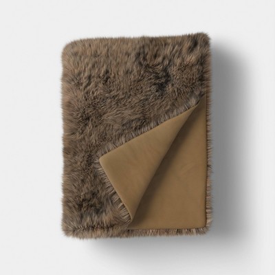 Faux Fur Throw Blanket - Threshold™