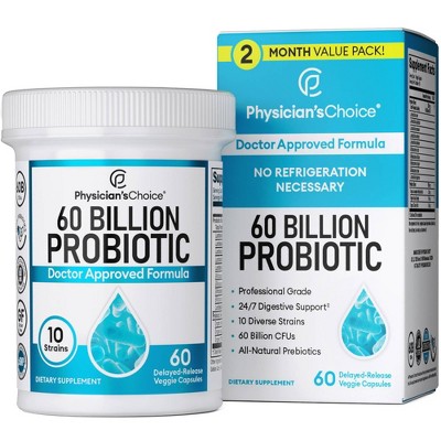 Physician's Choice 60 Billion Probiotic with Prebiotic Capsules