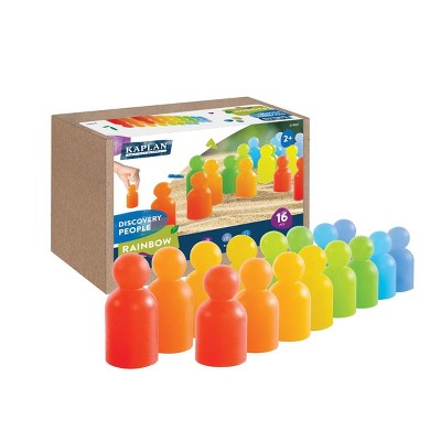 Kaplan Early Learning Discovery People - Rainbow - 16 Pieces