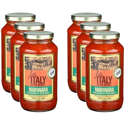 Little Italy In The Bronx Marinara Sauce - Case of 6 - 24 oz