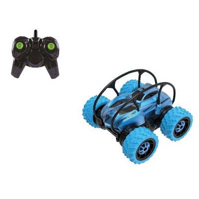 Goodly Toys RevVolt Four Wheel Stunt RC Vehicle - Blue: Optimum Fulfillment Fine Motor Skills Remote Control Car