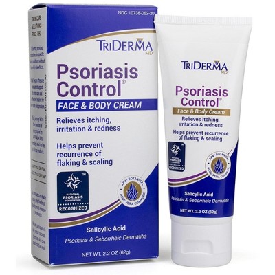 TriDerma MD Psoriasis Control Face & Body Cream (2.2 oz) Tri Derma Relief & Care for those suffering from skin psoriasis