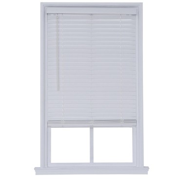 Home Basics Cordless 2-inch Embossed Faux Wood Blind Embossed White
