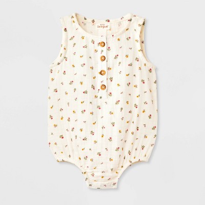 Baby Girls' Gauze Romper - Cat & Jack™