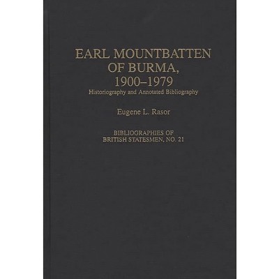 Earl Mountbatten of Burma, 1900-1979 - (Bibliographies of British Statesmen) Annotated by  Eugene L Rasor (Hardcover)