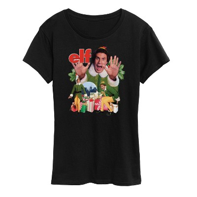 Women's - ELF - Christmas Merch Tee Short Sleeve Graphic T-Shirt