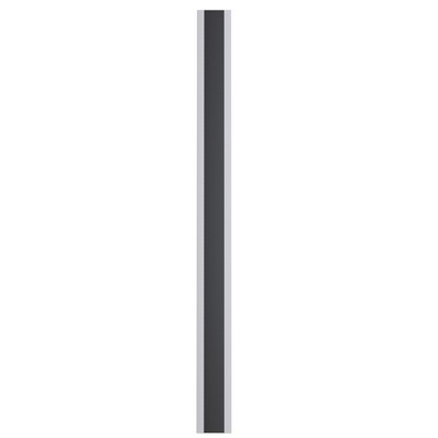 DORESshop 1-Light Black Modern Integrated LED Outdoor Wall Light Waterproof Porch Light Wall Lantern Sconce, 3000K Warm White