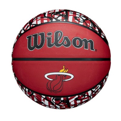 NBA Miami Heat Graffiti Basketball: Composite Shell, 27.5" Size