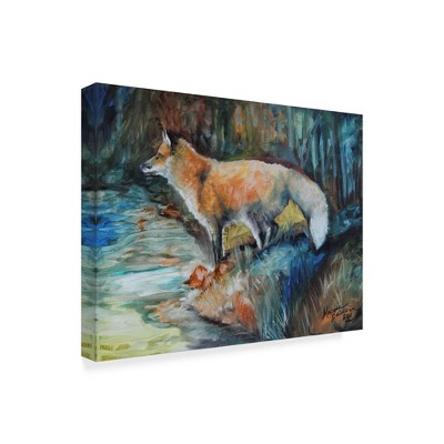 Trademark Fine Art -Marcia Baldwin 'Red Fox Ii' Canvas Art
