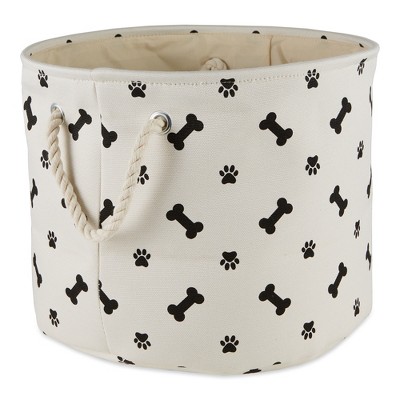 Bone Dry Polyester Pet Bin Paw/Bone