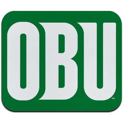 Oklahoma Baptist University Primary Logo Low Profile Thin Mouse Pad