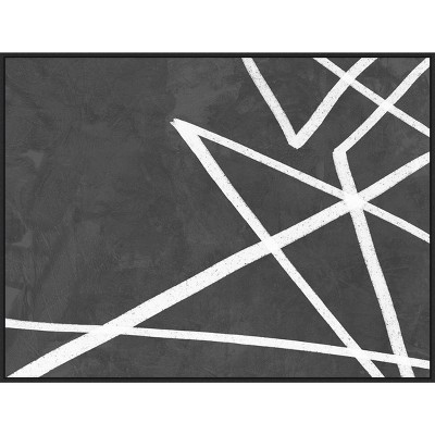 42" x 32" Disengage by Urban Road Framed Canvas Wall Art Print - Amanti Art: Modern Lithograph, Polystyrene Frame