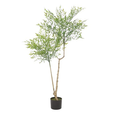 Christopher Knight Home Purling Artificial Heavenly Bamboo Nandina Tree, Green