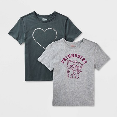 Kids' 2pk Adaptive Short Sleeve Graphic T-Shirt - Cat & Jack™