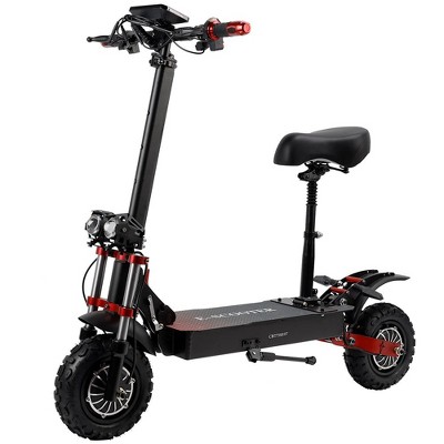 Topteng 12" Electric Scooter for Adults - Black: 2000W Motor, 40 MPH Max Speed, 50 Mile Range