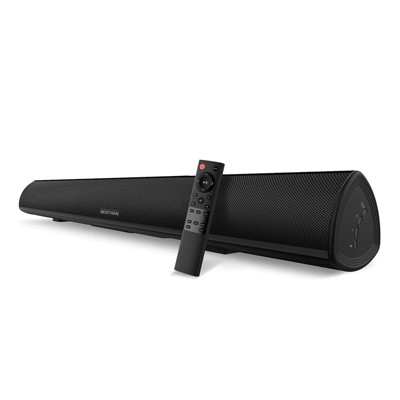 Itopfox 100W Soundbar with Bluetooth 5.0, HDMI-ARC, DSP Audio, Bass Adjustment, and Wall Mount for Enhanced TV Audio Experience