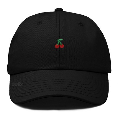 Dalix Lil Cherry Embroidered Cotton Summer Outdoor Baseball Cap Dad Hat Womens