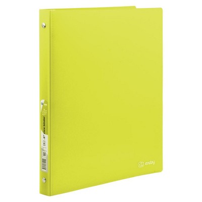 Enday 0.5" Matte Bright Color Poly 3-Ring Binder