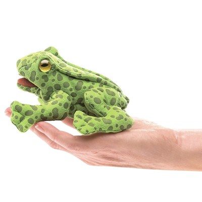 Folkmanis Puppets Mini Frog Finger Puppet 2761