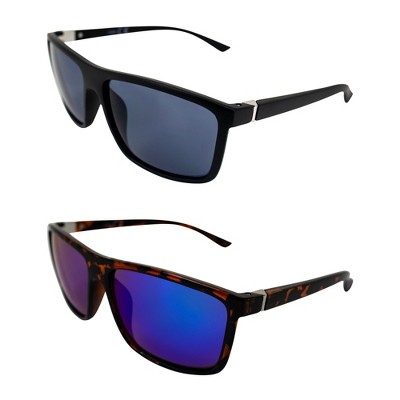 2 Pairs of AlterImage Suave Glasses with Smoke, Green Mirror Lenses