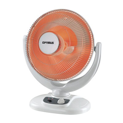 Optimus Radiant Parabolic Dish Electric Space Heater in White