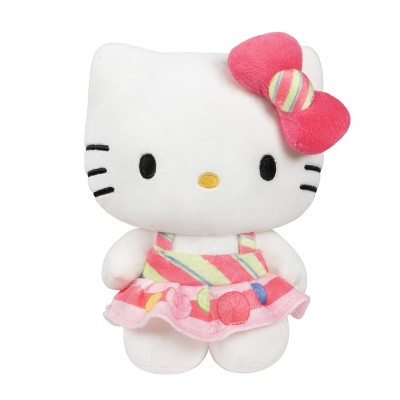 Hello Kitty 8" Pink Candy Wonderland Plush: Character Stuffed Animal Polyester