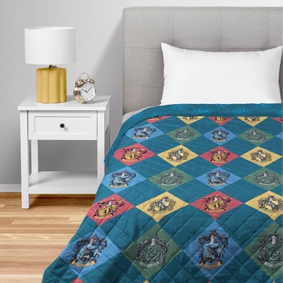Warner Brothers Harry Potter Quilted Throw Blanket 60x80 inches