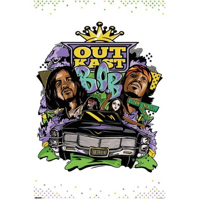 Trends International Outkast - Illustrated Framed Wall Poster Prints