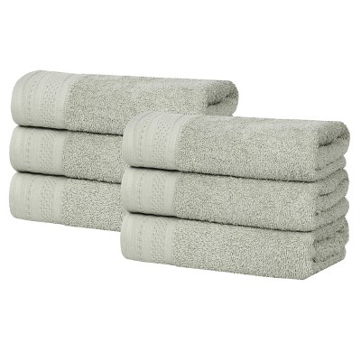 Honeycomb Waffle Border Cotton Medium Weight Towel Set by Blue Nile Mills