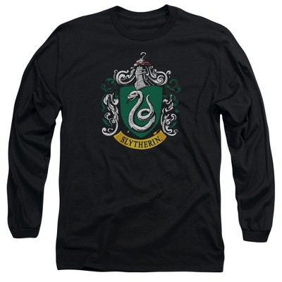 Men’s Harry Potter Slytherin Crest Long Sleeve T-Shirt
