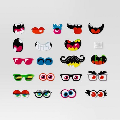 75pc Pumpkin Pusher Silly Face Halloween Decorative Prop Kit - Hyde and EEK! Boutique™