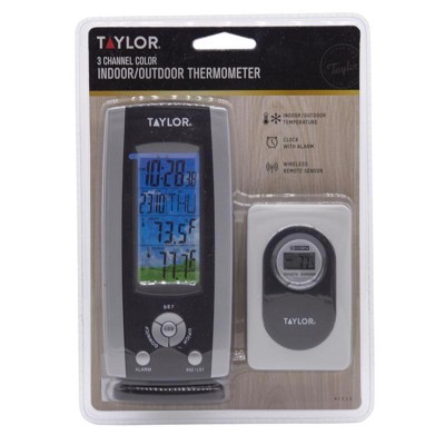 Taylor - 3-Channel Weather Station with Clock