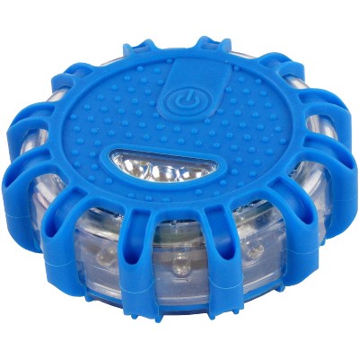5 Star Super Deals LED Roadside Emergency Flare Lights - Portable Magnetic - 9 Flash Modes w/ Hook - for Roadside Warning Situations