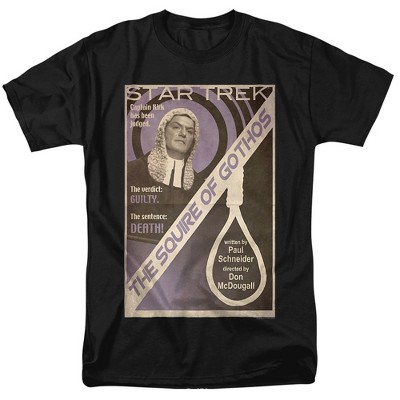Star Trek Tos Episode 17 Adult T-Shirt Black