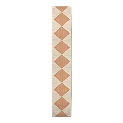 Creative Products Loose Lines Triangle 16x72 Cotton Twill Table Runner