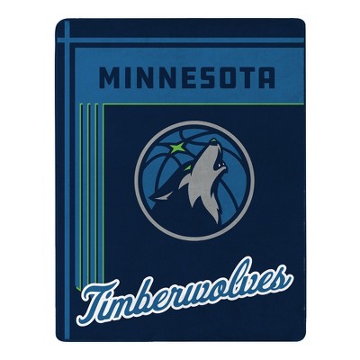 Sweet Home Collection NBA Minnesota Timberwolves Microfiber Plush Throw Blanket