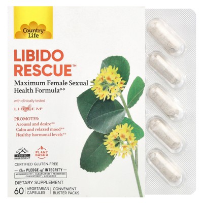 Country Life Libido Rescue™, 60 Vegetarian Capsules