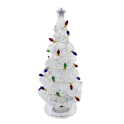 Roman 12.25 In Lighted Swirl Tree With Light Strand Christmas Figurine , (1PC)