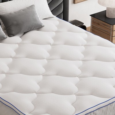 Belffin Pillow Top Mattress Topper,Belffin Pillow Top Mattress Topper,Pad Cover with 8-21 Inch Deep Pocket
