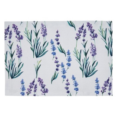 Saro Lifestyle Lavender Design Table Placemats