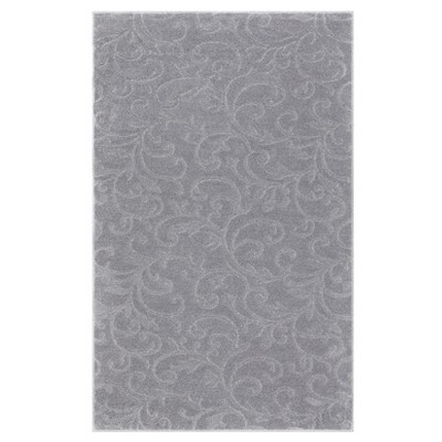 Washable Modern Solid Rug Non Slip Low Pile Rug Soft Contemporary Throw Floor Cover Foldable Indoor Carpet for Living Room Bedroom Playroom Nursery