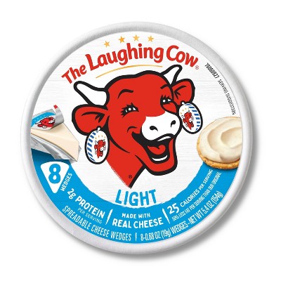 The Laughing Cow Spreadable Light Swiss Cheese Wedges - 5.4oz/8ct