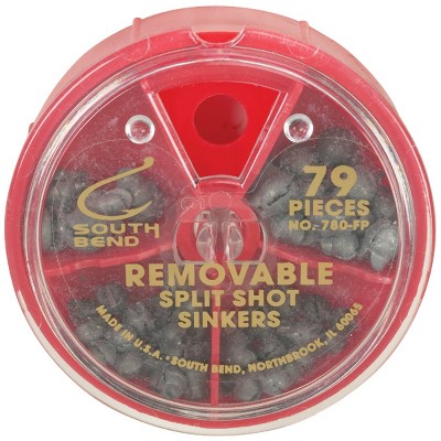 Vanguard  78-Piece Removable Split Shot Sinker Kit Assortment VREMSS-78
