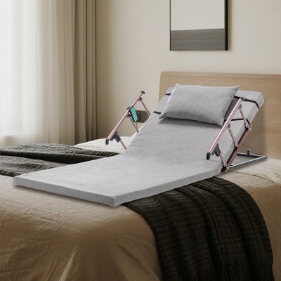 KTMBDW Adjustable Power Lifting Bed Backrest for Elderly Patient Injured, Sit-up Back Rest Chair for Neck Lumbar Back Support, Gray