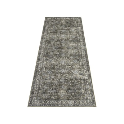 Machine Washable Area Rug Oriental Rug Non-Slip Carpet